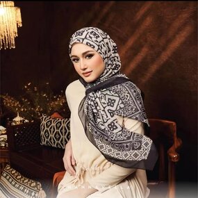 Cotton Square Scarf Manufacturer - 2024 New Summer High Malay Square Balinese Pattern Custom Logo