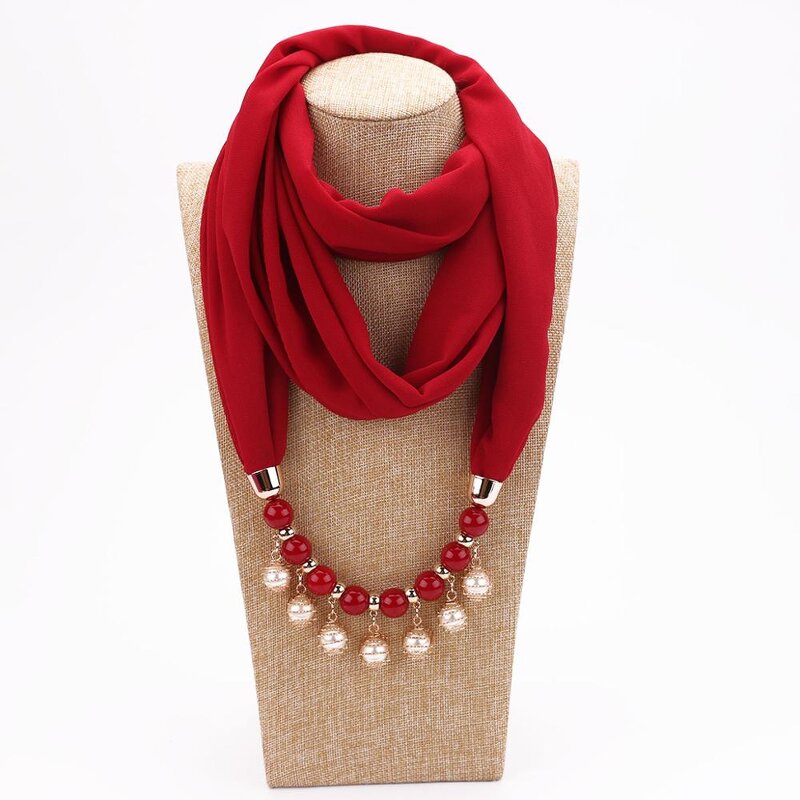 Chiffon Necklace Scarf Manufacturer - Women's Ethereal Printed Diamond for Spring/Summer/Autumn Casual Style Logo Square