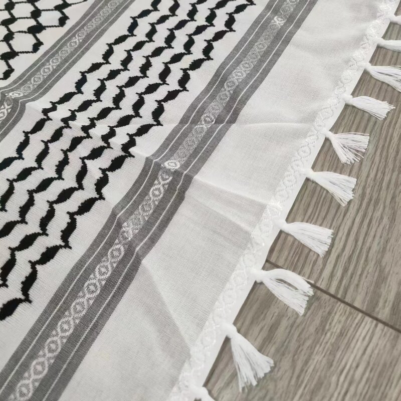 Keffiyeh Scarf Manufacturer - Original Kuffiyeh Woven Royal Shemagh Handmade Arab Print Palestine