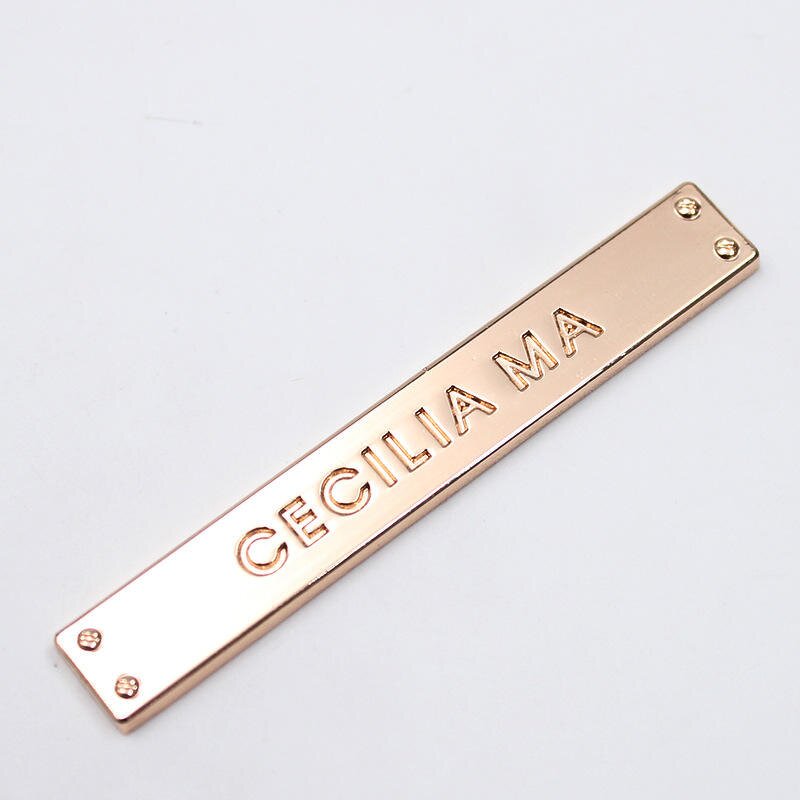 Metal Label Manufacturer - Custom Patch Embossed Clothing Woven Label Accessories