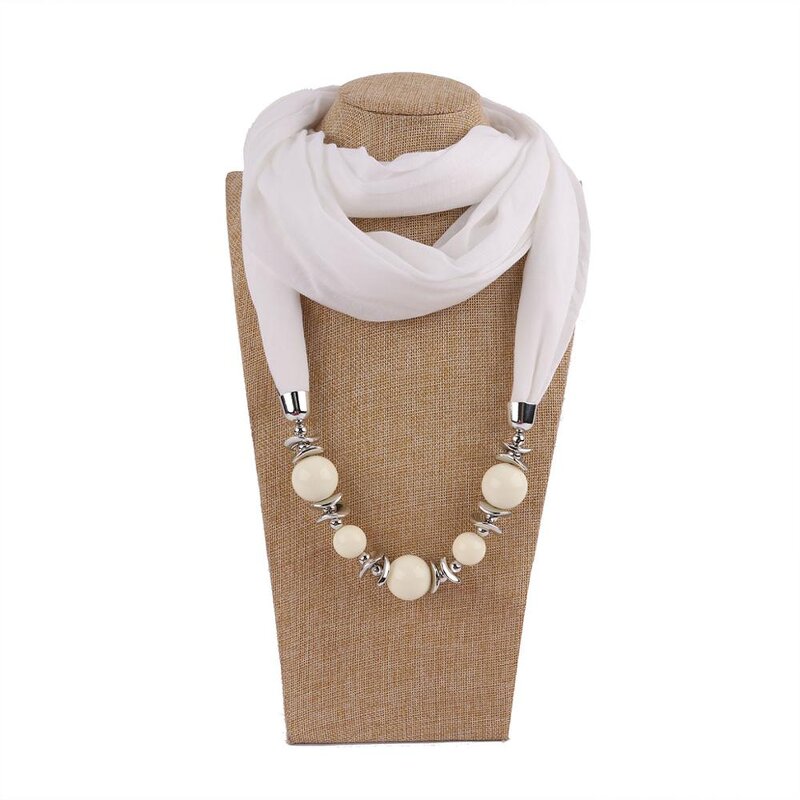 Beads Pendant Scarf Manufacturer - Autumn Style Ladies Beautiful Hoop National Style