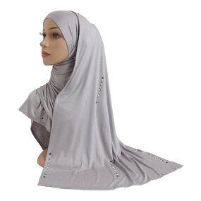 Modal Cotton Scarf Manufacturer - New Mercerized Cotton Whole Hot Gold Diamond Malay for Ladies