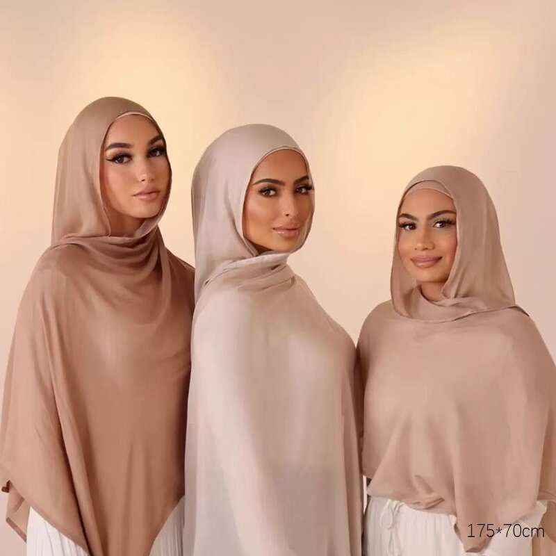 Gold Foil Jersey Hijab Manufacturer - 2025 New Shimmer Premium Quality Stretchy Shawl Printed Dubai Headscarf