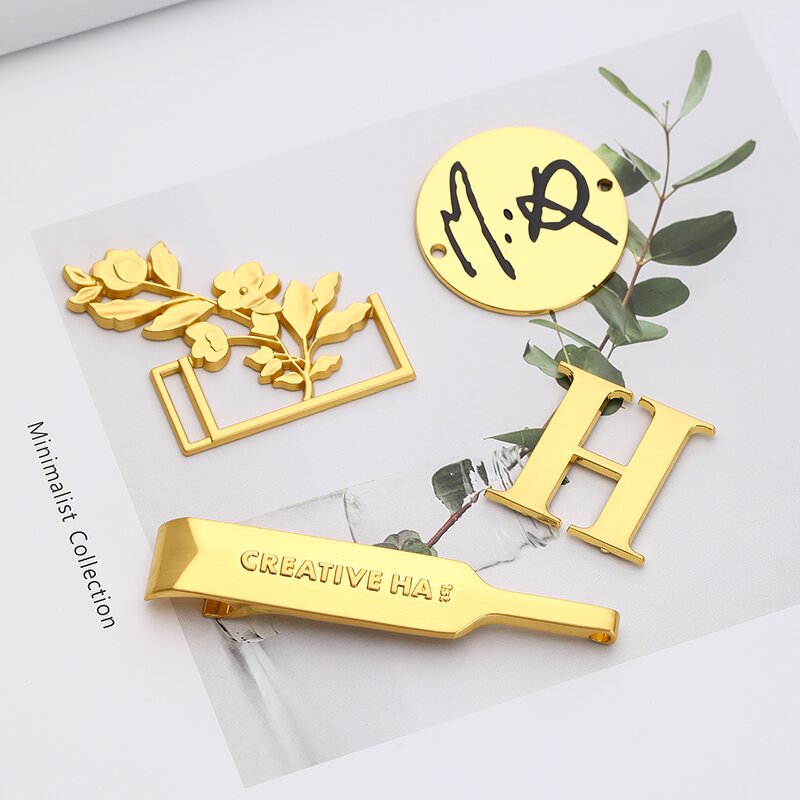 Metal Tag Manufacturer - Wholesale Custom Fashion Engraved Brand Logo Sew for Garments