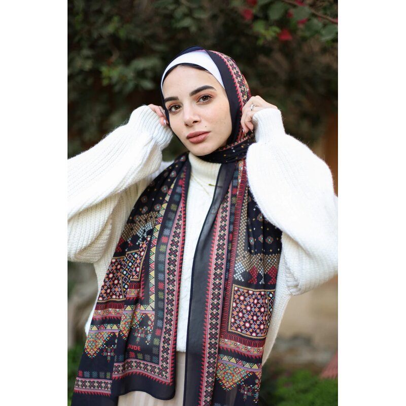 Printed Hijab Scarf Manufacturer - Hot-Selling Spring Summer Versatile Fashionable Mixed Colors From Factory