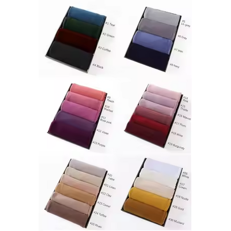 Hijab Scarf Manufacturer - High Quality 170*70cm Solid Color Cotton Jersey Malaysia