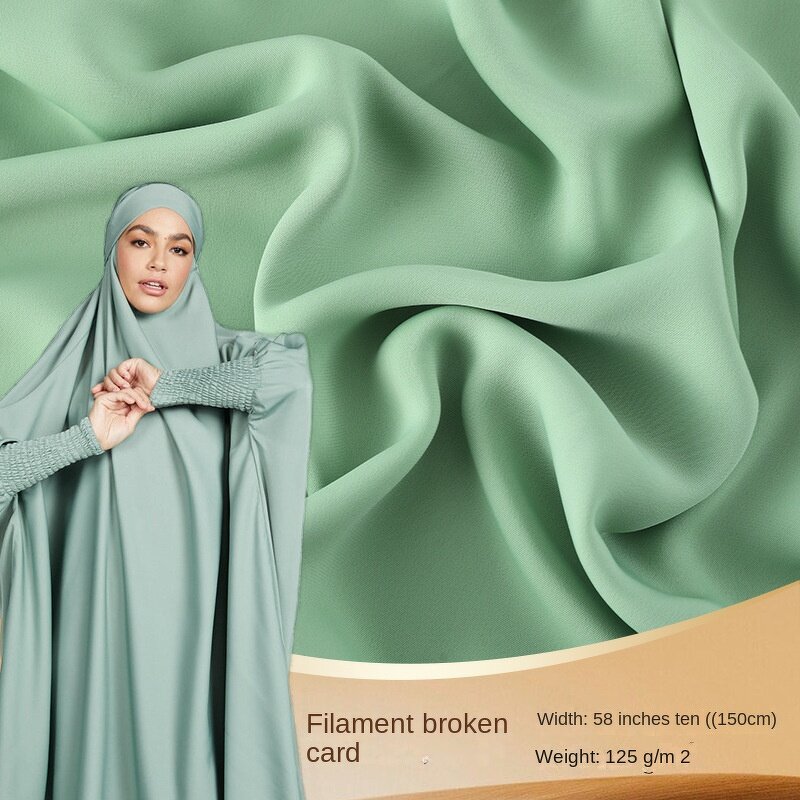 Women's Abaya Dress Manufacturer - Summer 58 Filament Broken Card Robe With Lined Shirt Eid Han Costume Factory Fabric