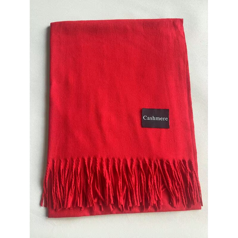 Pashmina Shawl Manufacturer - Luxury Women's Tassel Solid Color Turkish Cashmere