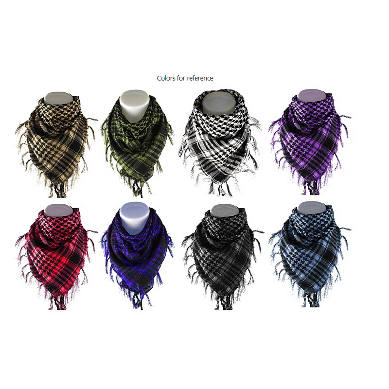 Arabian Shawl Manufacturer - Hot Products Custom Warm Polyester Cotton Plaid Scarf Arab Men Large square