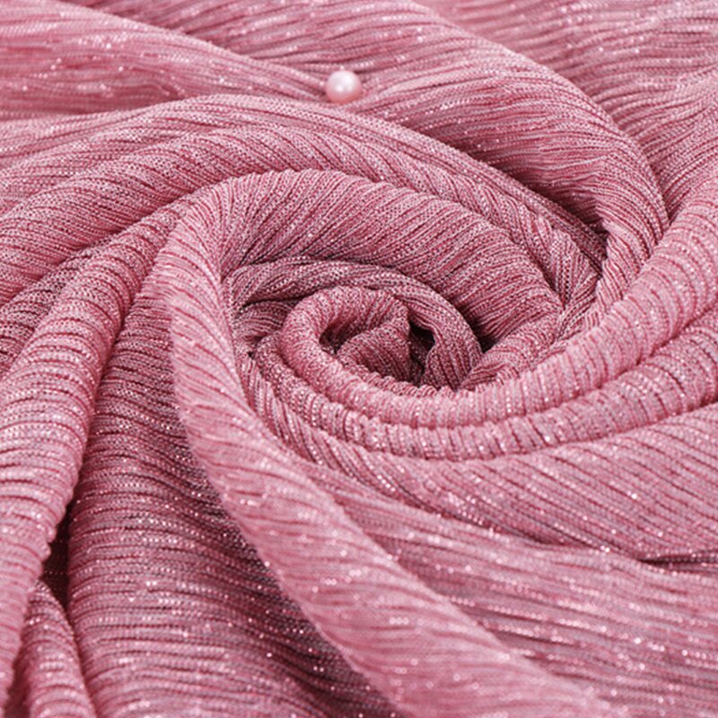 Shimmer Muslim Scarf Manufacturer - New Stylish 15 Colors Dubai Wholesale Crinkle Sequin Hijab