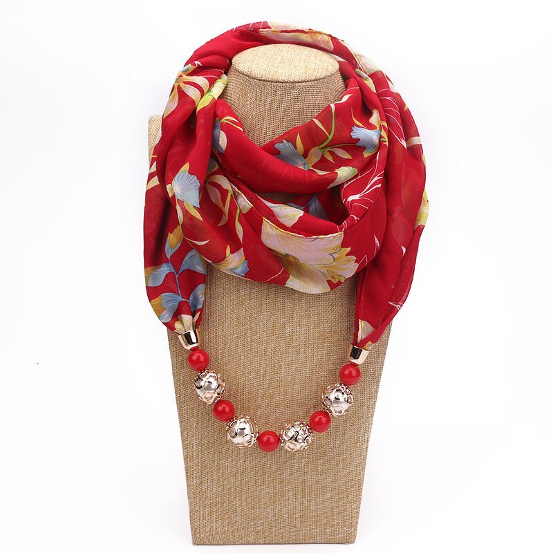 Heart Pendant Scarf Manufacturer - European and American Women Simple Tassel Design Shape Jewelry