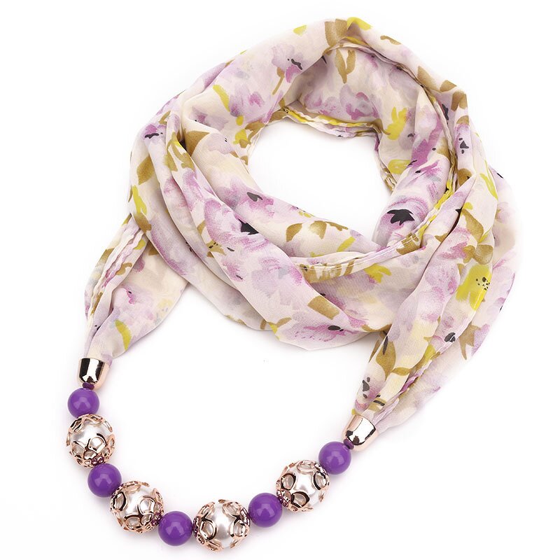 Heart Pendant Scarf Manufacturer - European and American Women Simple Tassel Design Shape Jewelry