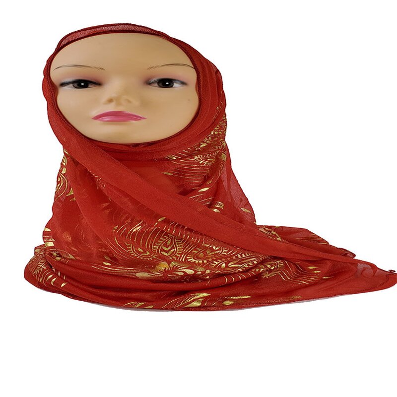 Pearl Hijab Manufacturer - Hot 18 Color Stock Bronzing Beads Design New Head Hijabs Viscose