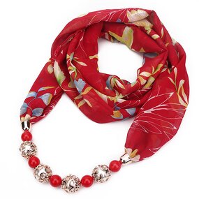 Heart Pendant Scarf Manufacturer - European and American Women Simple Tassel Design Shape Jewelry