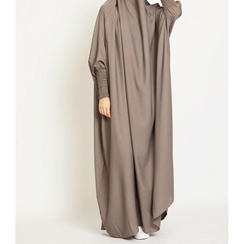 Ramadan Abaya Manufacturer - 2024 Dubai Full Coverage Prayer Hijab Long PRAYER SET One PIECE Women Muslim Dress