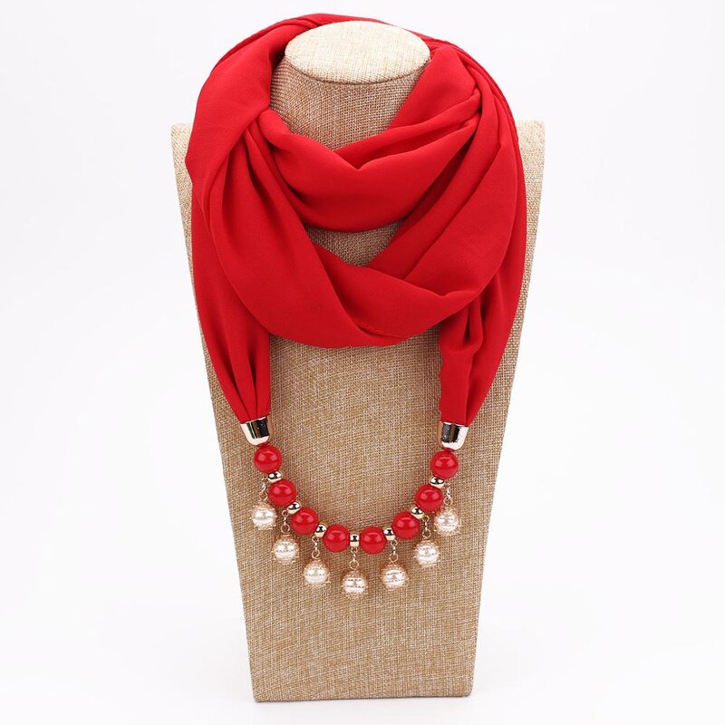 Chiffon Necklace Scarf Manufacturer - Women's Ethereal Printed Diamond for Spring/Summer/Autumn Casual Style Logo Square