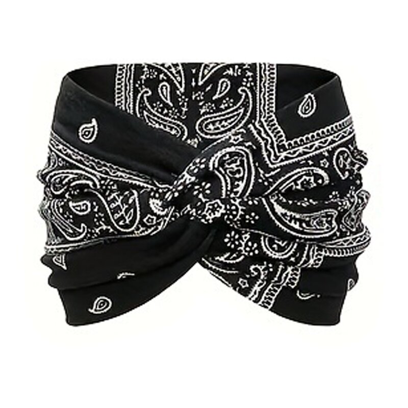 Yoga Hair Band Manufacturer - Cross-border New Ultra Wide Edge Women's Elastic Knot Premium Hair Accessories