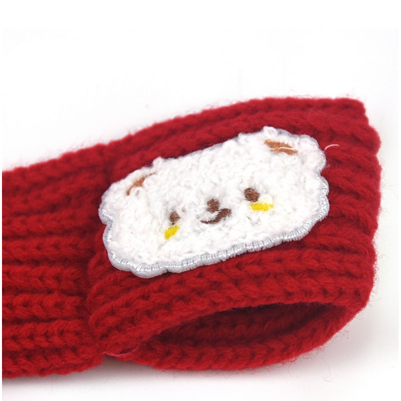 Pet Costume Scarf Manufacturer - Cartoon Panda Cat Knitted Yarn Supplies Apparel Accessory