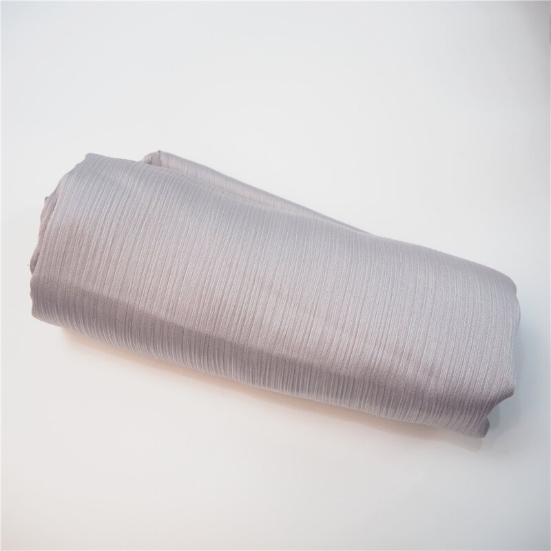 Satin Sunny Scarf Manufacturer - High Quality New Fashion Malaysian Shawl Pleated Satin Silk Hijab