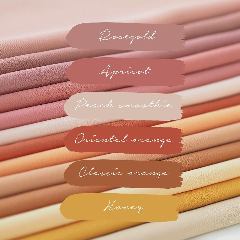 Georgette Shawl Manufacturer - Wholesale Thick Bubble Heavy Plain Borong Tudung Hijab for Women