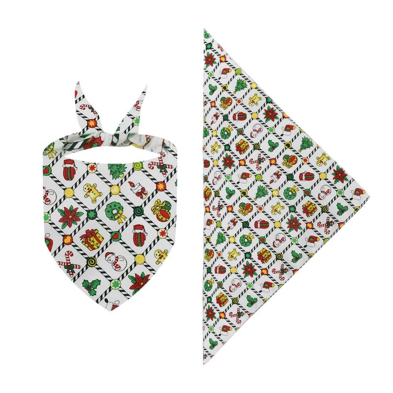 Pet Triangle Scarf Manufacturer - Wholesale Cross-Border New Christmas Universal Holiday Dress