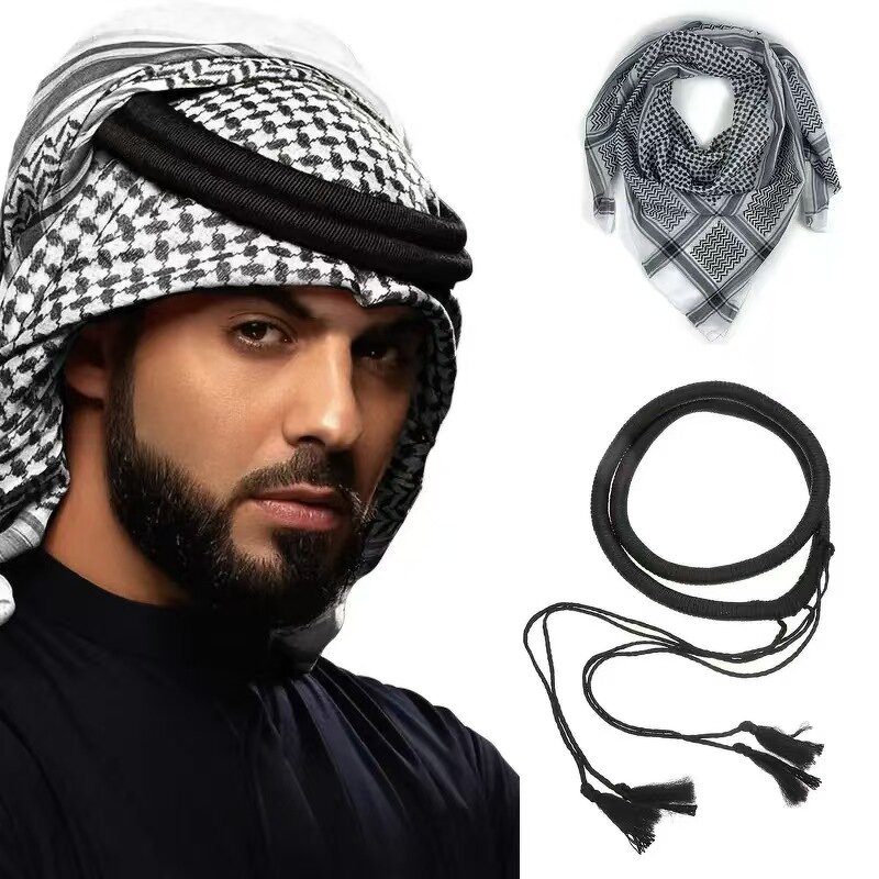 Animal Pattern Headband Manufacturer - Muslim Male with Intricate Pattern Stylish Arab