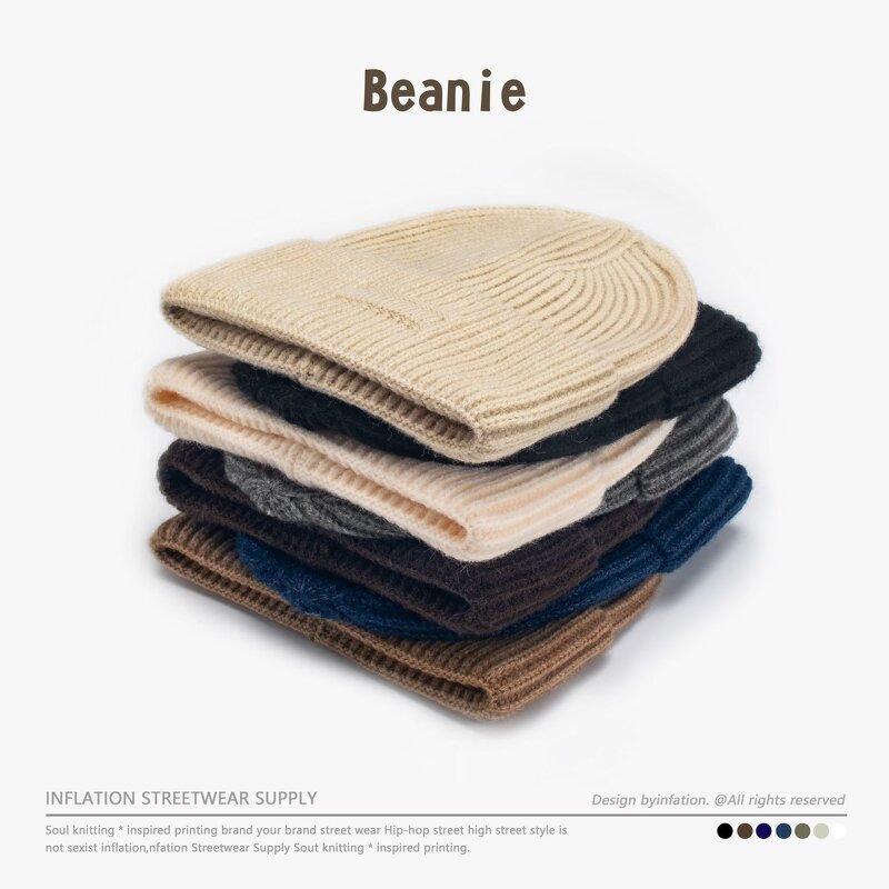 Wool Beanie Hat Manufacturer - European American Cross-Border Jacquard Knitted Outdoor Warm Padded Wholesale