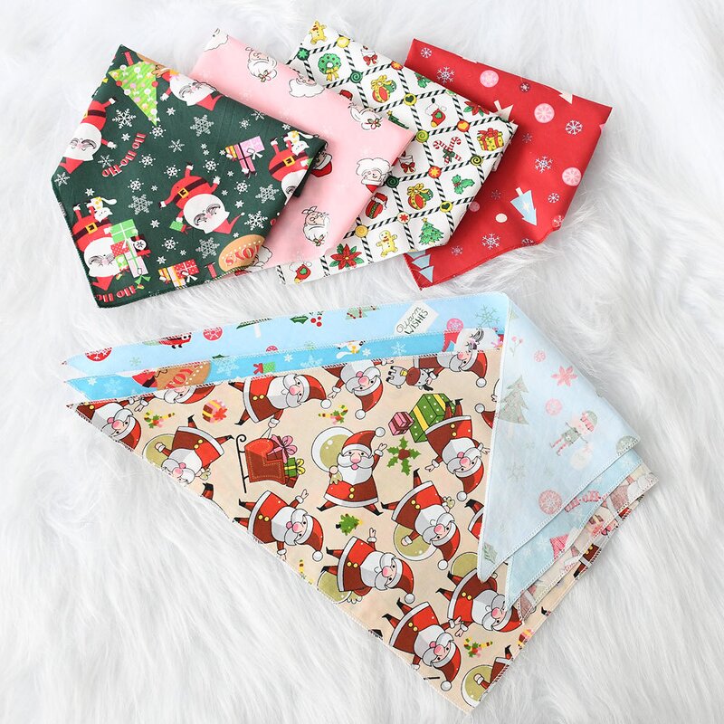 Pet Triangle Scarf Manufacturer - Wholesale Cross-Border New Christmas Universal Holiday Dress