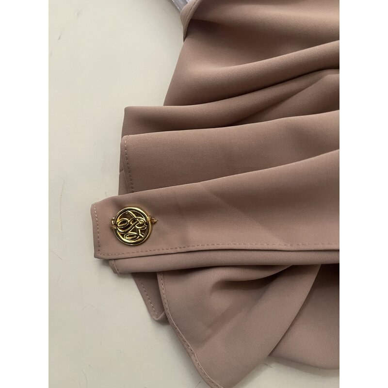 Silk Hijab Manufacturer - High Quality Medina Chiffon Custom Logo Heavy Shawl Wholesale