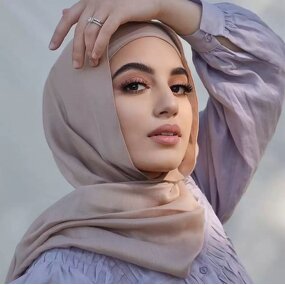 Cotton Scarf Manufacturer - Women's Pashmina Hijab with Argyle Pattern Palestinian Embroidery Sprinted