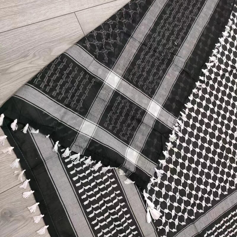 Cotton Shemagh Manufacturer - Ready to Ship Printed Keffiyeh Arab Palestine Scarf for Men Women Square