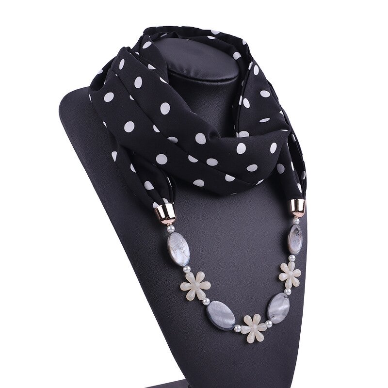 Scarf Necklace Manufacturer - Wholesale Custom Pendant Jewelry Tassel Polyester