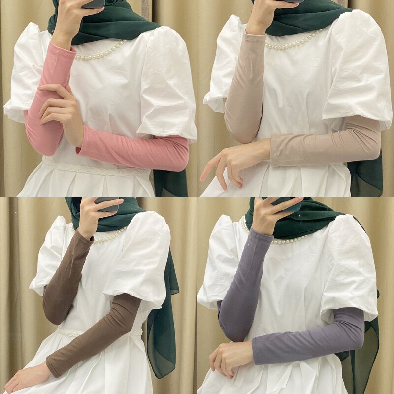 Modal Arm Sleeves Manufacturer - Newest Factory Wholesale Comfortable Elegant Muslim Women Sleeves