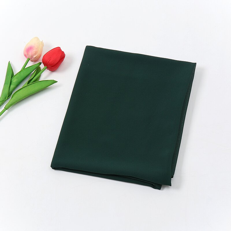 Chiffon Hijab Wrap Manufacturer - High Quality Soft Smooth Premium Plaid Big Solid for Women