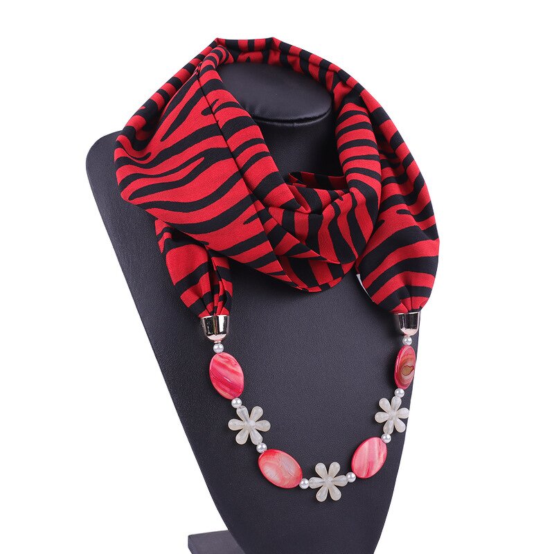 Scarf Necklace Manufacturer - Wholesale Custom Pendant Jewelry Tassel Polyester