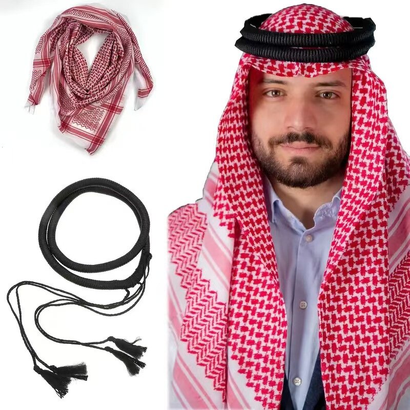 Animal Pattern Headband Manufacturer - Muslim Male with Intricate Pattern Stylish Arab