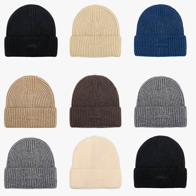 Wool Beanie Hat Manufacturer - European American Cross-Border Jacquard Knitted Outdoor Warm Padded Wholesale