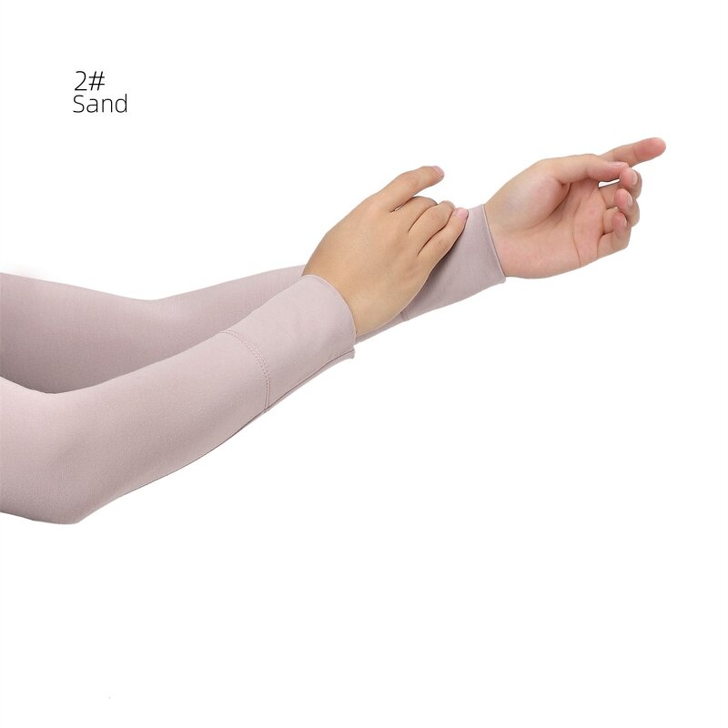 Arm Sleeves Manufacturer - Soft Skin-Friendly Elastic Female Sun Protection New Anti-Skid Cotton Base Ice