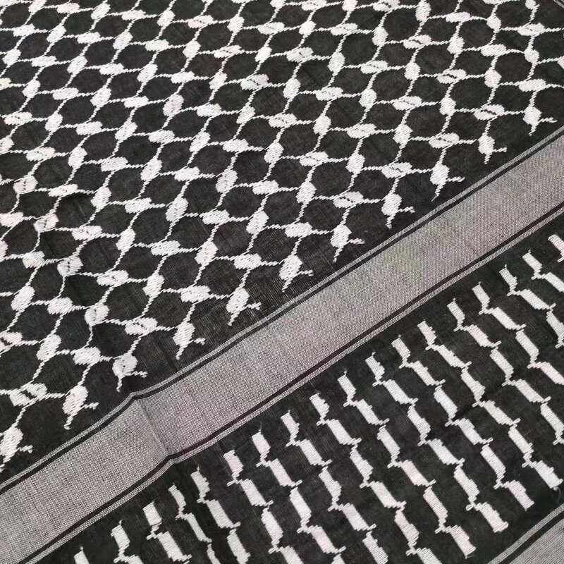 Cotton Shemagh Manufacturer - Ready to Ship Printed Keffiyeh Arab Palestine Scarf for Men Women Square