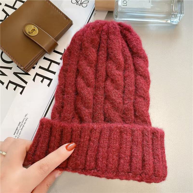 Jacquard Beanie Hat Manufacturer - Solid Outdoor Warm Padded In-Stock Fashion Wholesale Men Women European