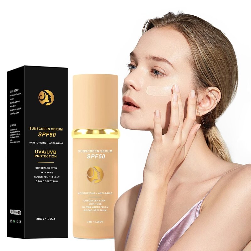 Color-Changing Cream Factory - 4-in-1 SPF 50 Whitening Moisturizing Long-Lasting