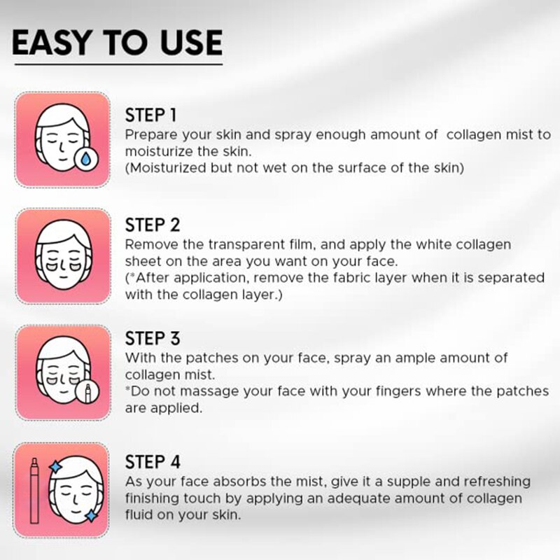 Collagen Mask Manufacturer - Facial Skin Care Water Soluble Film Spray Anti-Aging