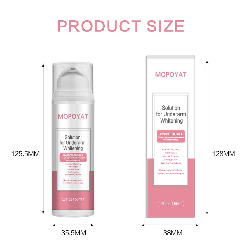 Armpit Whitening Cream Manufacturer - 2023 Latest Vegan Herbal Nicotinamide