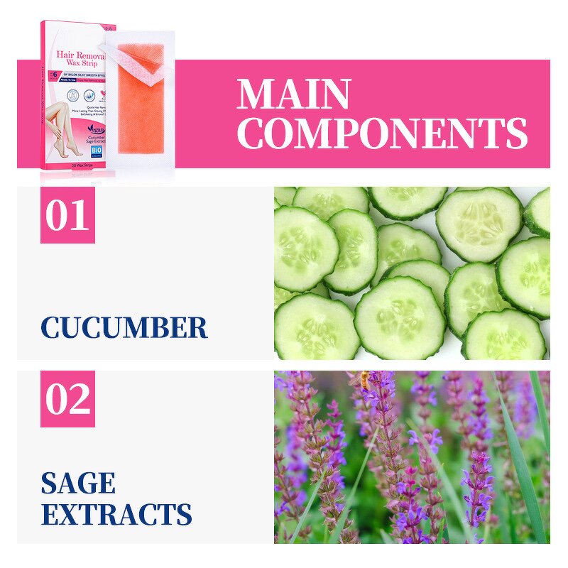 Wax Strips Factory - Wholesale 100g Aloe Scented Face Hair Removal