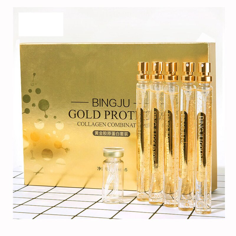 24k Gold Serum Manufacturer - Collagen Set with Protein Line Anti-Aging