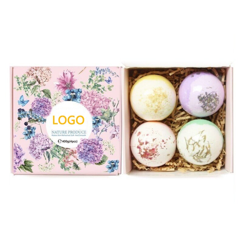 Bath Bomb Gift Set Factory - Large Natural Handmade Essential Oil Spa