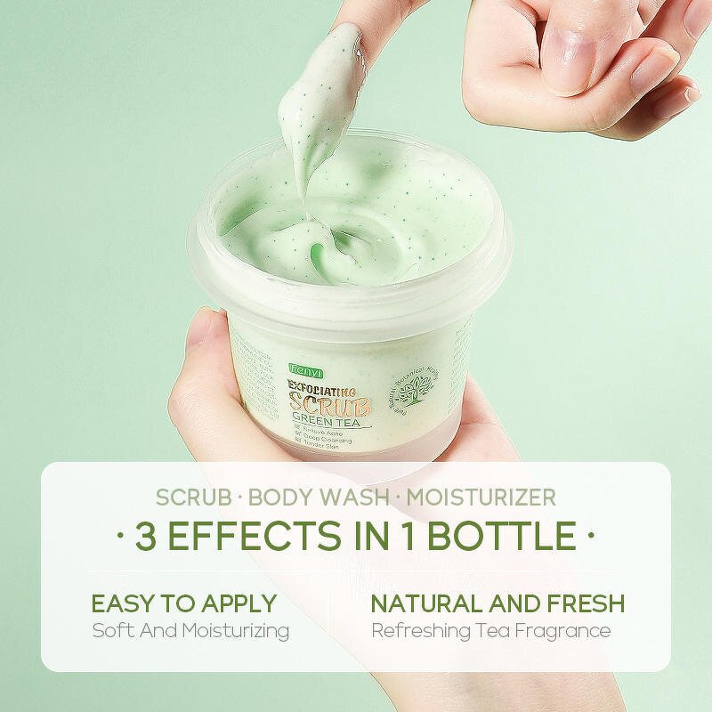 Green Tea Scrub Manufacturer - 100g Retinol Moisturizer Face Body