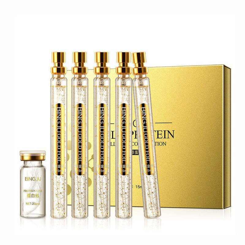 Gold Collagen Serum Factory - 5-Piece Set for Face Vitamin C Hyaluronic