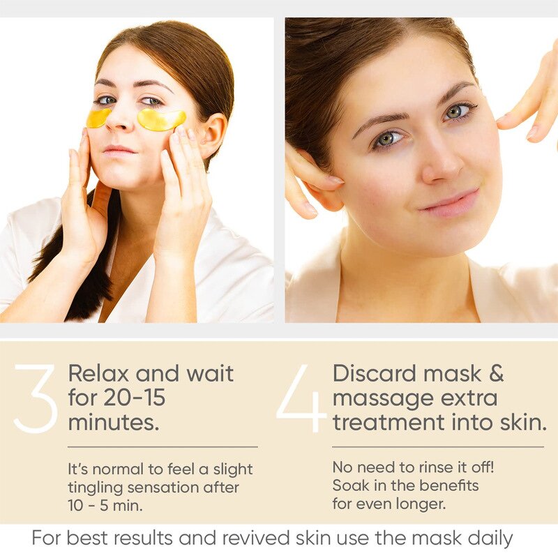 Hydrogel Eye Mask Factory - Private Label Korean 24K Gold Collagen Vegan