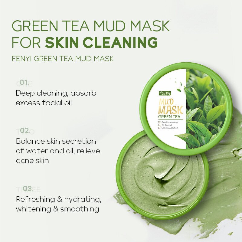 Mud Mask Factory - 80g Organic Matcha Green Whitening Deep Cleansing